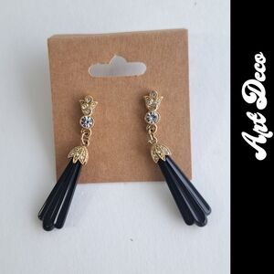 Elegant art deco earrings
